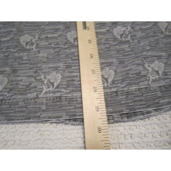 Bermuda Bay Shirt Adult XL Gray Hawaiian Summer Relax Vacation Mens Button Up - Picture 8 of 8